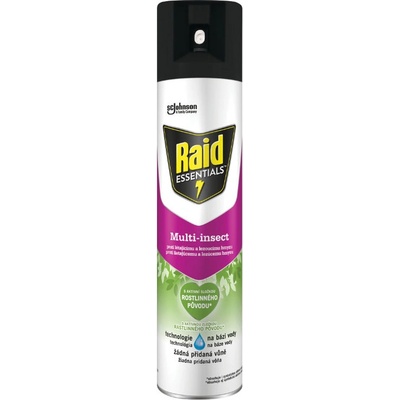Raid Essentials Multi-insect proti lietajúcemu a lezúcemu hmyzu 400 ml