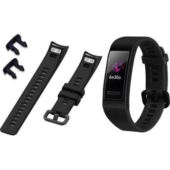 Strado Силиконов каишка Strado за Huawei Band 3/4 Pro Smartwatch Черно (5907694857628) (5907694857628)