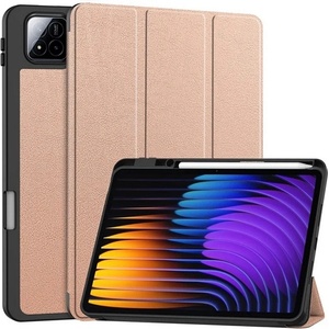 Gigapack Xiaomi Pad 8 Pro GIGAPACK Tok стоящ, с кожен ефект, активен FLIP, моливник, ЗЛАТЕН GP-168363 (GP-168363)