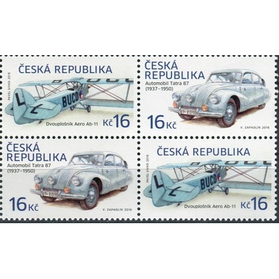 Česká pošta (2016) Pof. 903 - 904 ** (4-bl) - Česká republika - Historické dopravní (8)