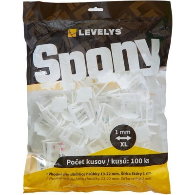 LEVELYS Spony 1mm XL - 1mm XL, 100ks