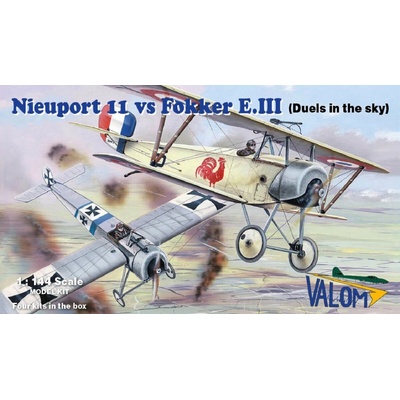 Valom Duels in the sky Nieuport 11 vs Fokker E.III 14420 1:144