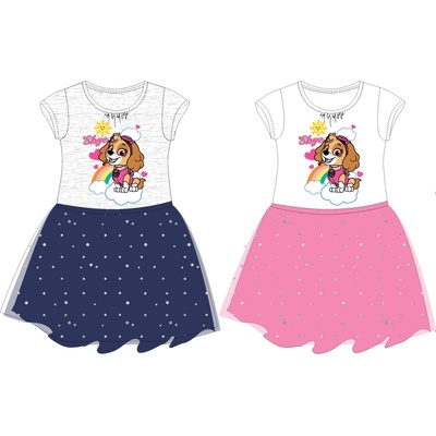 Paw Patrol Tlapková patrola Licencia dievčenské šaty Paw Patrol 52232230 tmavo modrá