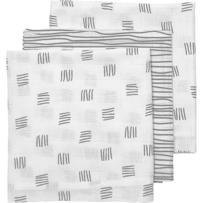 MEYCO Block Stripe Grey 120 x 120 cm 3 ks