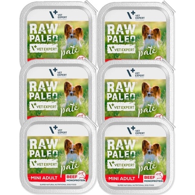 Vetexpert Raw Paleo Adult Mini beef 6 x 150 g