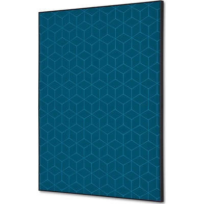 Jansen Display Textilní dekorace na zeď A2 Hexagon modrá, 420 x 594 mm