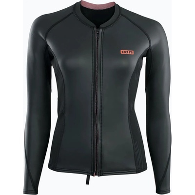 ION 2/1 LS Skin neo zip top women BLACK