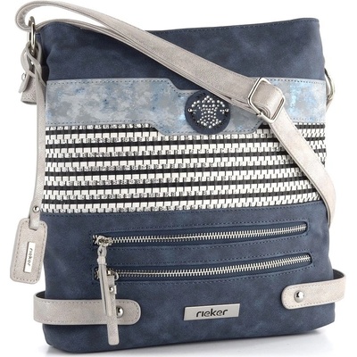 Rieker kombinovaná crossbody kabelka modrá H1346-16