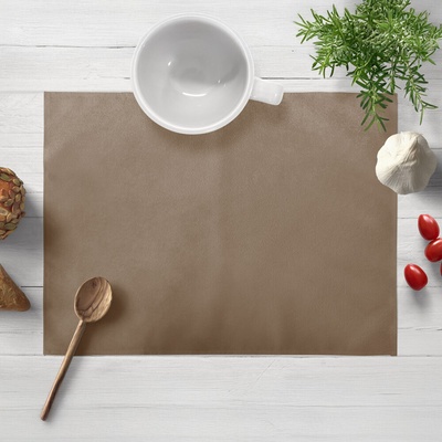 Biante Zamatové prestieranie Velvet Prémium SVP-034 Kávovo hnedé 35x45 cm