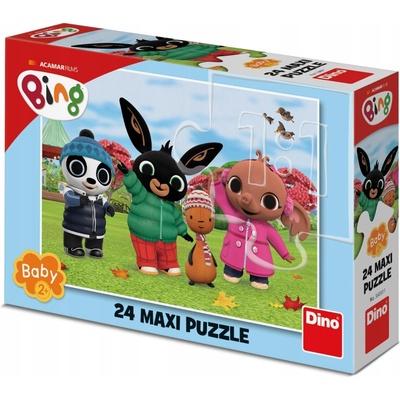 Bing s pejskem maxi Dino 24 dílků