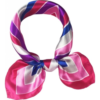 Šátek Stripes 33854 růžová / multi