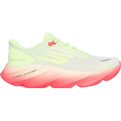 Skechers Дамски маратонки Skechers AERO Burst Running Shoes Womens - White/Yellow