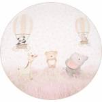 Mila Home Детски килим подходящ за пране ø150 cm Dainty Animals - Mila Home (HKC-YuvHali-732-150x150)