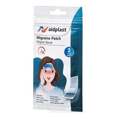 Victoreks Health Products Ltd. Aidplast náplast na migrény 2 kusy