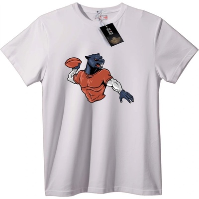 NOONEBRAND Тениска Вълк Футбол - 2XL, White