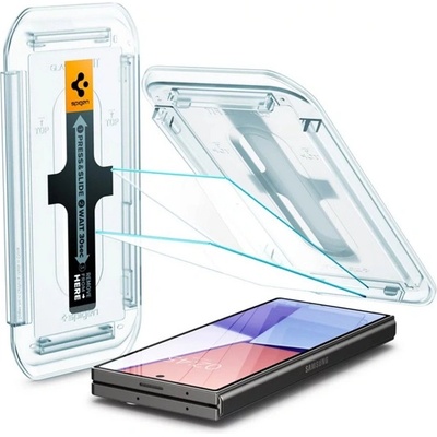 Spigen Samsung Z Fold6 SPIGEN EZ FIT защитно стъкло за екран 2бр. 2.5D, 9H + рамка, TRANSFER AGL07969 (AGL07969)