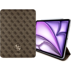 GUESS Калъф за iPad Air 13 (2024) - Guess Magnetic 4G Big Logo (GUFC13RM24PS4S4SGW) - Кафяв