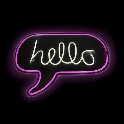 2Kids Toys LED NEON LIGHT hello