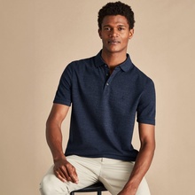 Charles Tyrwhitt Pique Polo navy