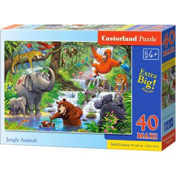 Castorland - Puzzle Jungle Animals 40 maxi - 40 - 99 piese