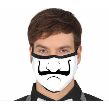 Image 1 of Guirca Защитна маска с мотив мустаци