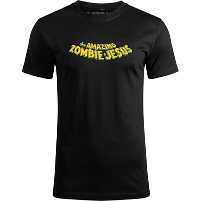 Holy BLVK Amazing Zombie Jesus tričko čierne