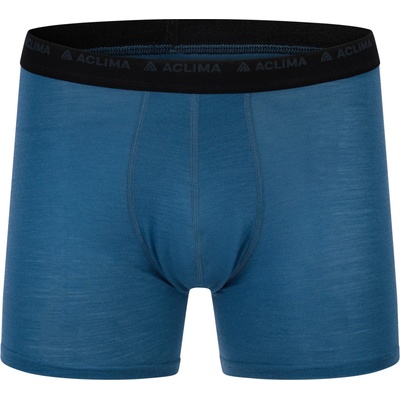 Aclima Мъжко мериносово термобельо Aclima Lightwool 140 Boxer Merino base layer - Blue Fusion (015-1891-0214)