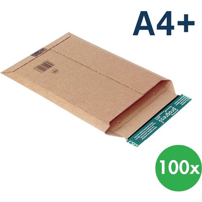 Kartonové zásilkové obálky z lepenky A4+, 100 ks