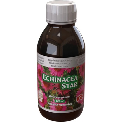 Starlife Echinacea Star sirup s výťažkom z echinacei pre zvýšenie obranyschopnosti organizmu 120 ml