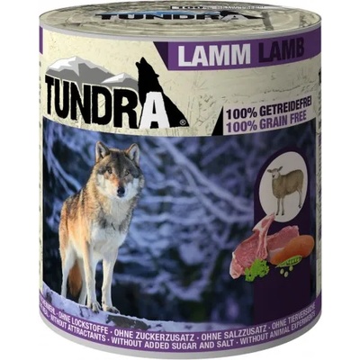 TUNDRA grain free - консерва за кучета с агне, БЕЗ ЗЪРНО, 800 гр, Германия - 622ve
