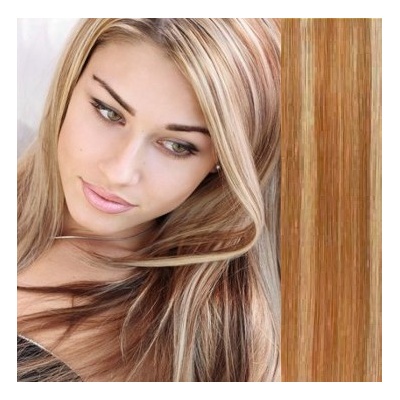 Clip in vlasy 63cm 100% ľudské REMY 120g SVETLÝ MELÍR