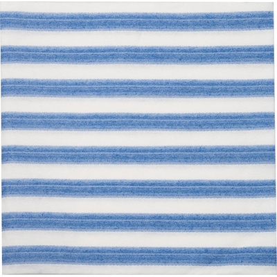 Zafferano Хартиени салфетки Righe раирани 40 x 40 см сини 12 бр (NPQ4001)