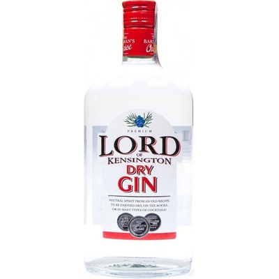 Kensington Dry Gin 37,5% 1 l (holá láhev)
