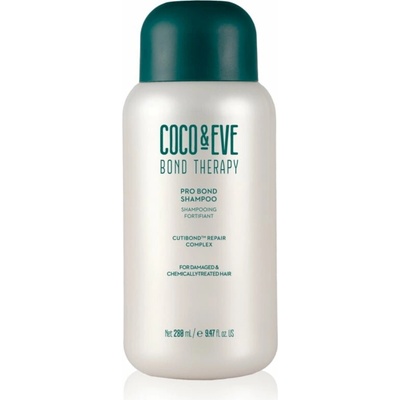 Coco & Eve Bond Therapy Pro Bond Mask posilňujúci šampón pre poškodené, chemicky ošetrené vlasy 280 ml