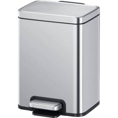 EKO-Europe EKO Кош за отпадъци с педал MADISON" - 6 л. - мат (EKO 936106 - Matt s/s)