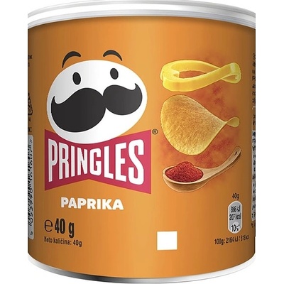 Pringles чипс червен пипер 40гр