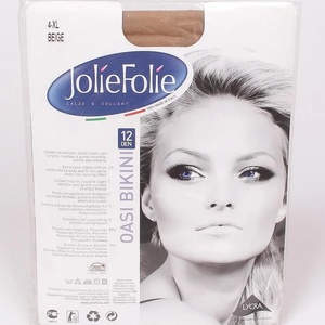  Дамски чорапогащник в бежово с изчистен дизайн 12 den