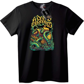NOONEBRAND Тениска Страшни пирати с октопод - 5XL, Black