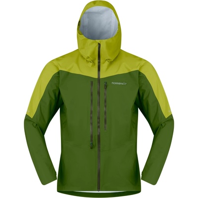 Norrøna Мъжко водоустойчиво яке Norrøna Falketind Dri1 Jacket Waterproof jacket - Pesto / Golden Lime (002-3472-0413)