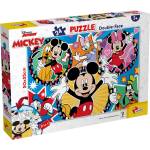Lisciani Детски двулицев пъзел Lisciani - Mickey Mouse, 24 части (LI73986)