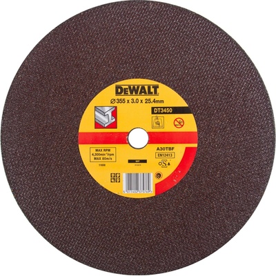 DeWALT DT3450 rezný kotúč na kov 355x3x25,4mm