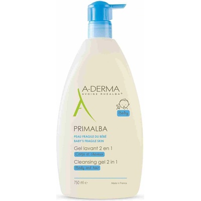 A-Derma Primalba Baby umývací gél na telo a vlasy pre deti 750 ml