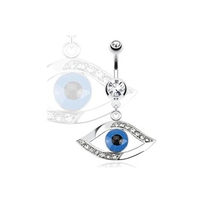 Piercingate piercing do pupíku oko PBV00531 modrá