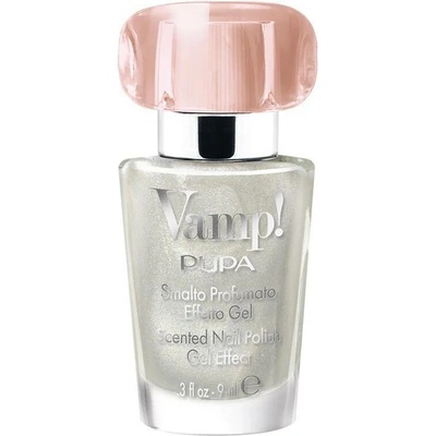 PUPA Milano Lak na nehty VAMP! (Scented Nail Polish Gel Effect) 9 ml 125 White Snow
