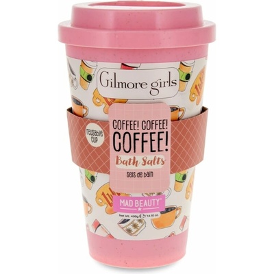 Mad Beauty Gilmore Girls soľ do kúpeľa vône Peony & Cherry Blossom 400 g