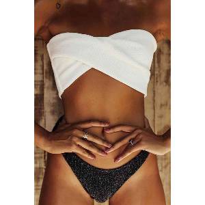 Underwear Wind Бански костюм - Бял с черен #310264 (310264_Бяло)