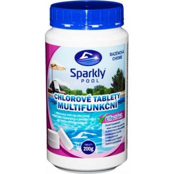Sparkly POOL Chlórové tablety 6v1 multifunkčné Maxi 1 kg