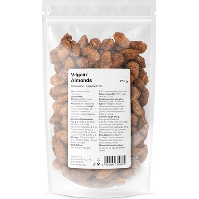 Vilgain Mandle karamelizované škorica 250 g