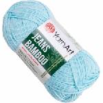 YARNART Jeans Bamboo 119 Baby Blue Плетива прежда (Jeans Bamboo 119)