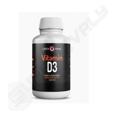 Czech Virus Vitamin D3 180 kapsúl